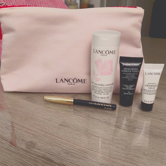 Lancome Other - Lancome Pouch, 50ml Make-up Remover, 5ml & 3ml Products, Eye Kohl New Unopened